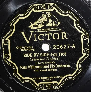 Pochette de Side by Side / Pretty Lips de Paul Whiteman and His Orchestra
