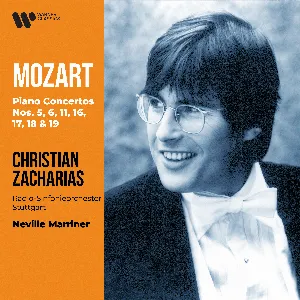 Pochette de Piano Concertos nos. 5, 6, 11, 16, 17, 18 & 19 de Radio‐Sinfonieorchester Stuttgart des SWR - Christian Zacharias - Sir Neville Marriner - Wolfgang Amadeus Mozart