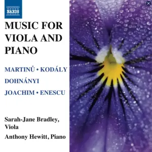 Pochette de Music for Viola and Piano de George Enescu - Ernő Dohnányi - Joseph Joachim - Bohuslav Martinů - Kodály Zoltán