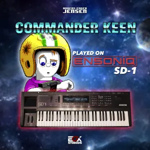 Pochette de Commander Keen played on Ensoniq SD-1 de Anders Enger Jensen