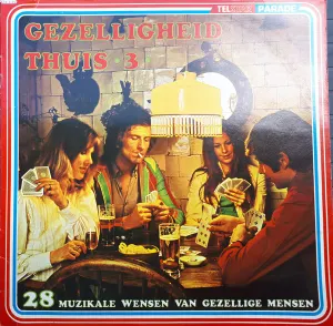 Pochette de Gezelligheid thuis, 3 de Zangeres Zonder Naam - Johnny Hoes