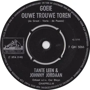 Pochette de Goeie trouwe toren de Johnny Jordaan - Tante Leen