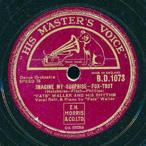 Pochette de Imagine My Surprise / Your Socks Don't Match de Fats Waller and His Rhythm