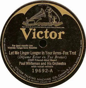 Pochette de Let Me Linger Longer in Your Arms / Steppin' in Society de Paul Whiteman and His Orchestra