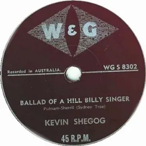 Pochette de Ballad of a Hill Billy Singer de Kevin Shegog