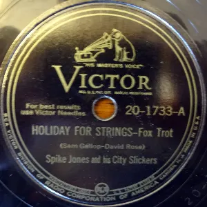 Pochette de Holiday for Strings / Drip, Drip, Drip - (Sloppy Lagoon) de Spike Jones and His City Slickers