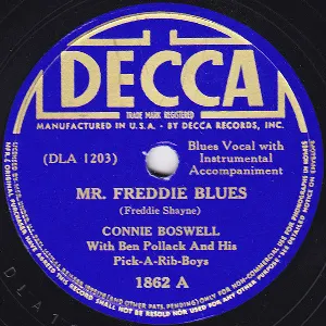 Pochette de Mr. Freddie Blues / Fare Thee Honey Fare Thee Well de Connee Boswell