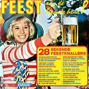 Pochette de Feest aan de lopende band! (28 bekende feestknallers) de Johnny Hoes