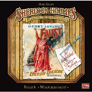 Pochette de Sherlock Holmes, Folge 8: Walpurgisnacht de Marc Gruppe