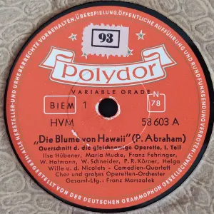 Pochette de Die Blume von Hawaii de Franz Marszalek