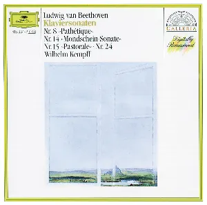 Pochette Klaviersonaten: Nr. 8 »Pathétique« / Nr. 14 »Mondschein-Sonate« / Nr. 15 »Pastorale« / Nr 24.