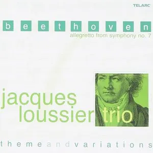 Pochette de Theme And Variations On Beethoven's Allegretto from Symphony No 7 de Jacques Loussier Trio