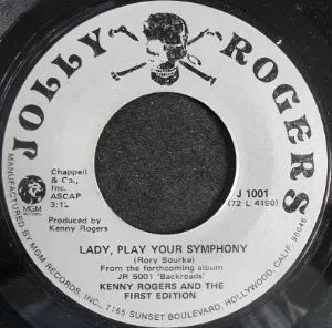 Pochette de Lady, Play Your Symphony / There’s an Old Man in Our Town de Kenny Rogers & The First Edition