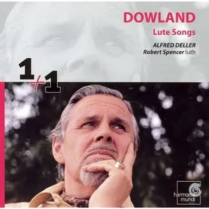 Pochette de Lute Songs, Lute Solos (Alfred Deller feat. lute: Robert Spencer) de John Dowland