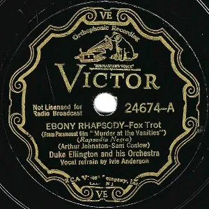 Pochette de Ebony Rhapsody / Saturday Night Function de Duke Ellington and His Orchestra