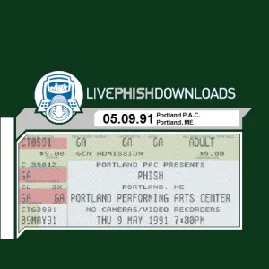 Pochette de 1991-05-09: Portland Performing Arts Center, Portland, ME, USA de Phish
