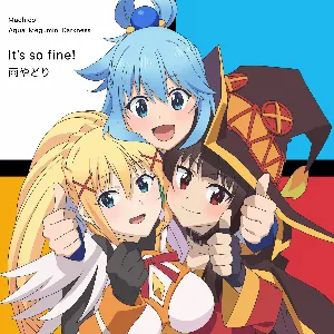 Pochette de It's so fine! / 雨やどり de Rie Takahashi - Sora Amamiya - Ai Kayano