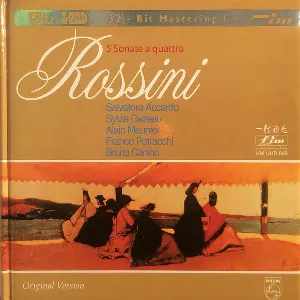 Pochette de 5 Sonate a quattro de Alain Meunier - Salvatore Accardo - Gioachino Rossini - Bruno Canino