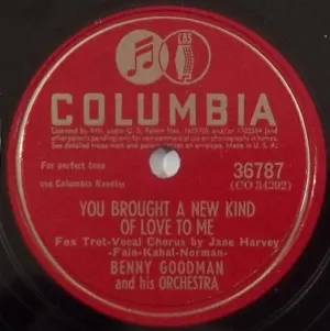 Pochette de You Brought a New Kind of Love to Me / Close as Pages in a Book de Benny Goodman and His Orchestra