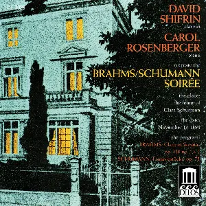 Pochette Brahms / Schumann Soirée