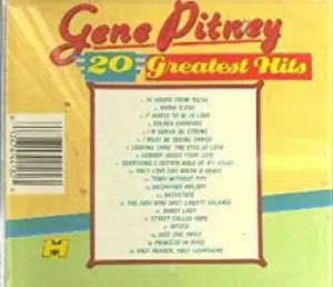 Pochette Gene Pitney - 20 Greatest Hits