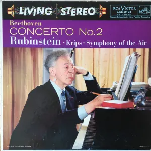 Pochette de Piano Concerto No. 2 de Ludwig van Beethoven - Arthur Rubinstein - Josef Krips - Symphony of the Air