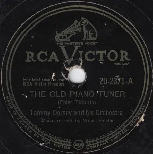 Pochette de The Old Piano Tuner / Just an Old Love of Mine de Tommy Dorsey and His Orchestra