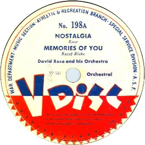 Pochette de Nostalgia / Memories of You / Jeannine I Dream of Lilac Time / Sweetheart of Sigma Chi de Victor Young and His Orchestra