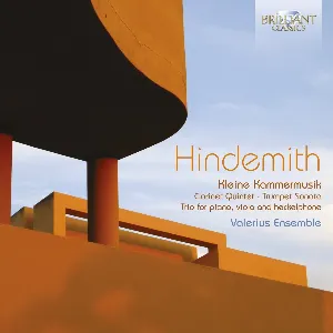 Pochette de Kleine Kammermusik / Clarinet Quintet / Trumpet Sonata / Trio for Piano, Viola and Heckelphone de Paul Hindemith