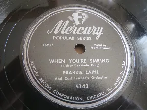 Pochette de When You're Smiling / All of Me de Carl Fischer's Orchestra - Frankie Laine