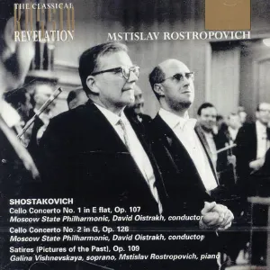 Pochette Cello Concerto no. 1 in E flat, op. 107 / Cello Concerto no. 2 in G, op. 126 / Satires (Pictures of the Past), op. 109