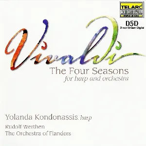 Pochette de Vivaldi: The Four Seasons for Harp and Orchestra de Antonio Vivaldi - I Fiamminghi
