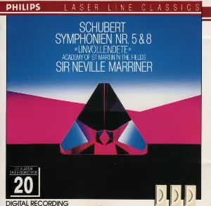 Pochette Symphony No. 5 in B-flat major, D. 485 / Symphony No. 8 in B minor, D. 759 