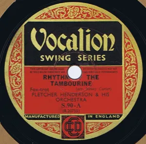 Pochette de Rhythm of the Tambourine / Stampede de Fletcher Henderson and His Orchestra