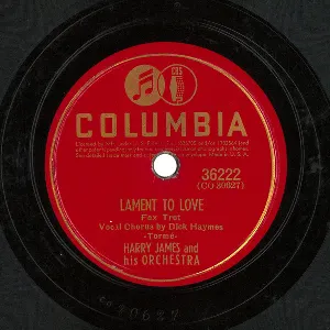 Pochette de Lament to Love / Dodgers’ Fan Dance de Harry James and His Orchestra