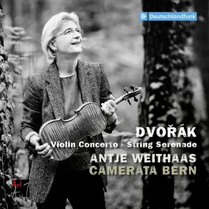 Pochette de Violin Concerto in A Minor; Serenade for Strings de Antje Weithaas - Camerata Bern