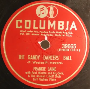 Pochette de The Gandy Dancers' Ball / When You're in Love de Paul Weston and His Orchestra - Frankie Laine - The Norman Luboff Choir