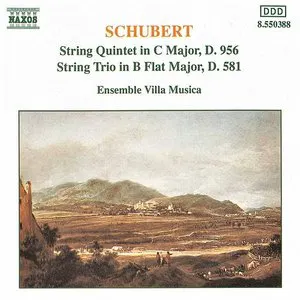 Pochette String Quintet in C major, D. 956 / String Trio in B-flat major, D. 581