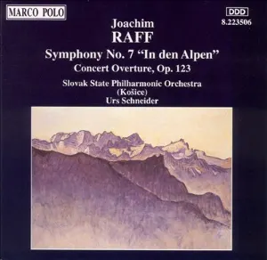Pochette de Symphony no. 7 “In den Alpen” / Concert Overture, op. 123 de Štátna filharmónia Košice - Joachim Raff - Urs Schneider