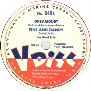 Pochette de Dreamdust / Fine and Dandy / Straighten Up and Fly Right / Drop Me Off in Harlem de Charlie Barnet and His Orchestra