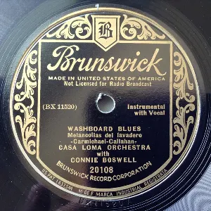 Pochette de Washboard Blues / Four Indian Love Lyrics de Connee Boswell