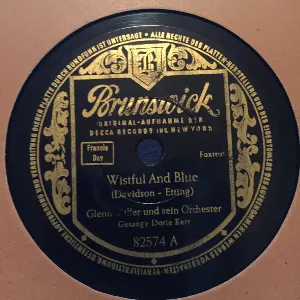 Pochette de Wistful and Blue / I'm Sitting on the Top of the World de Glenn Miller and His Orchestra