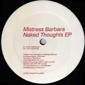 Pochette de Naked Thoughts EP de Misstress Barbara