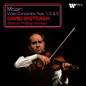 Pochette de Violin Concertos nos. 1, 3 & 5 "Turkish" (remastered 2024) de David Oistrakh - Wolfgang Amadeus Mozart - Berliner Philharmoniker