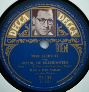Pochette de Hoor, de muzikanten / Vlaamse meisjes de Bob Scholte