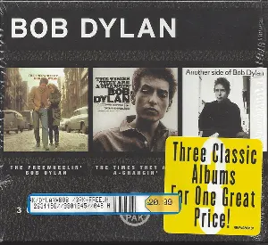 Pochette The Freewheelin’ Bob Dylan / The Times They Are A‐Changin’ / Another Side Of Bob Dylan