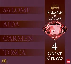 Pochette Karajan and Callas: 4 Great Operas