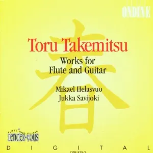 Pochette de Works for Flute and Guitar de Tōru Takemitsu