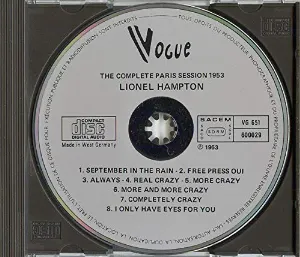 Pochette de The Complete Paris Session 1953 de Lionel Hampton