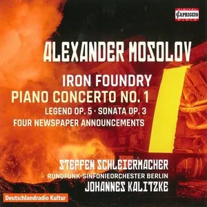 Pochette de Iron Foundry / Piano Concerto no. 1 de Steffen Schleiermacher - Rundfunk‐Sinfonieorchester Berlin - Johannes Kalitzke